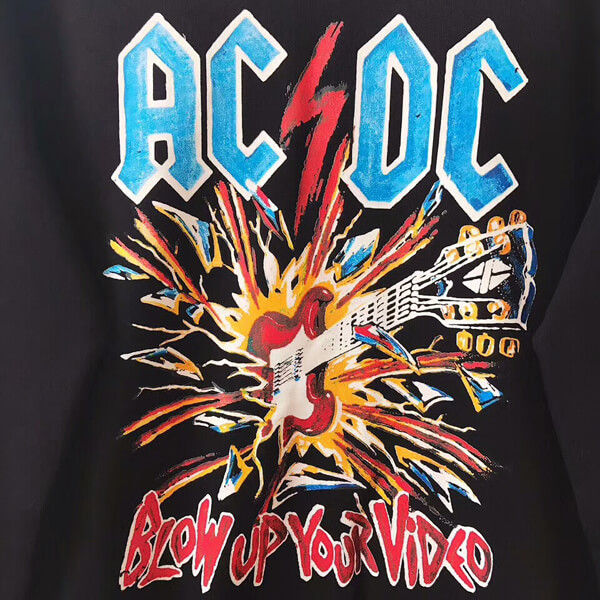 18AW☆グッチコピー☆AC / DCプリントスウェットシャツ